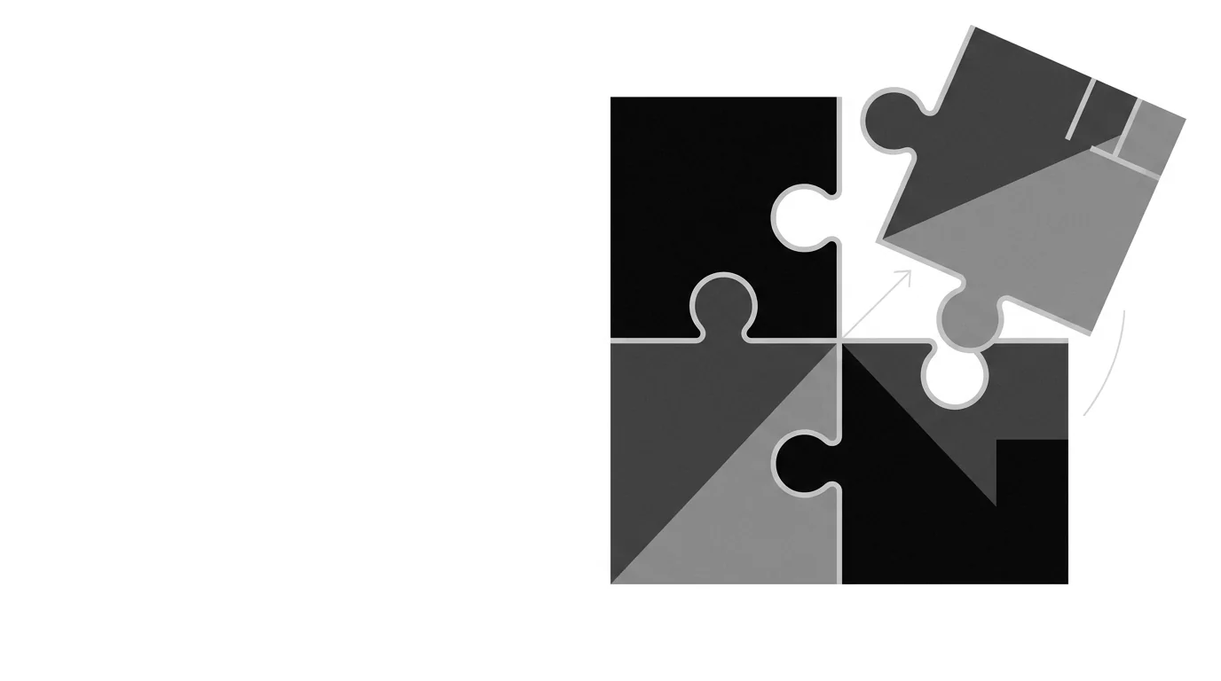 Puzzle pieces sliding into place